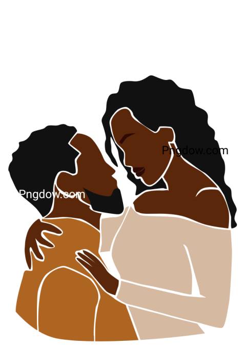 Couple in love png image with transparent background, Couple in love, (31)