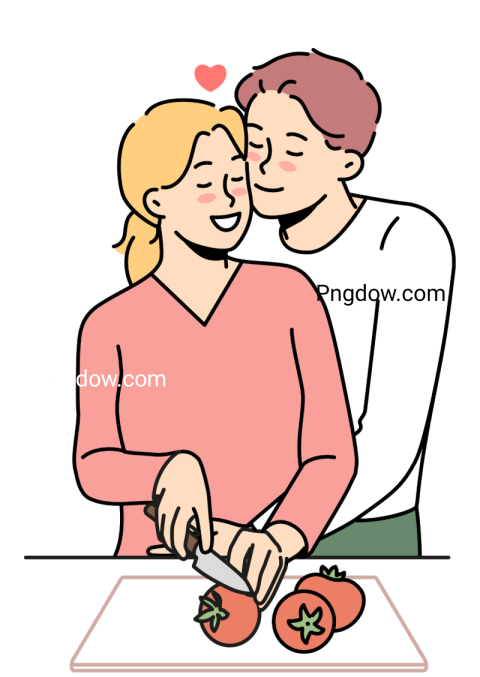 Couple in love png image with transparent background, Couple in love, (27)