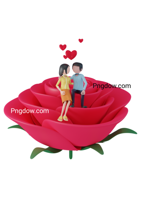 Couple in love png image with transparent background, Couple in love, (32)