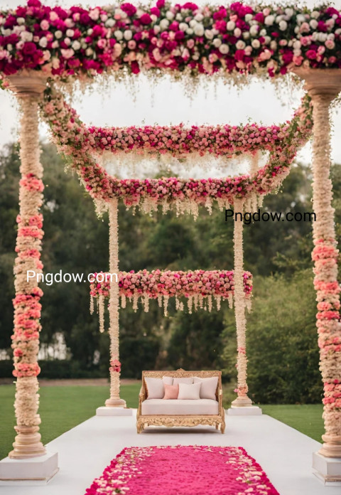Capture the Beauty of a Floral Beachside Wedding Mandap   Stunning Photos