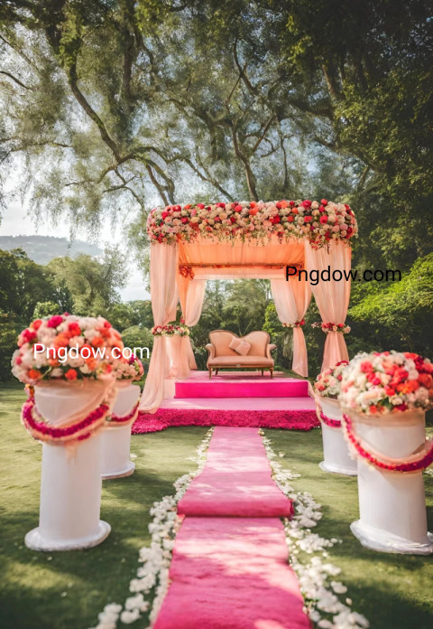 Captivating Floral Beachside Wedding Mandap, A Picture Perfect Moment