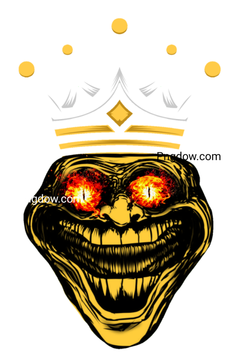 troll face king  png