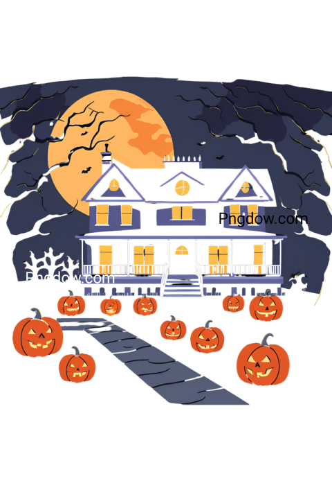 Halloween png, transparent, vector