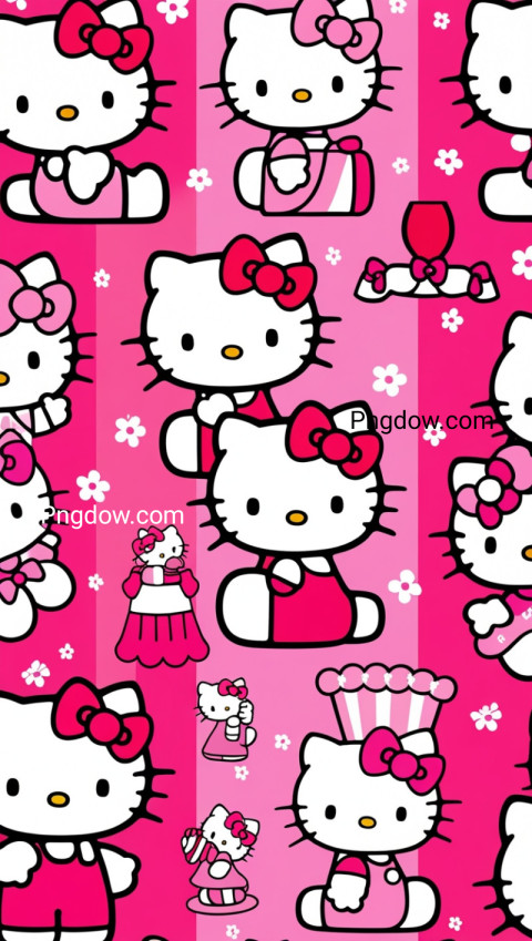 Leonardo Phoenix A playfully cheerful Hello Kitty wallpaper