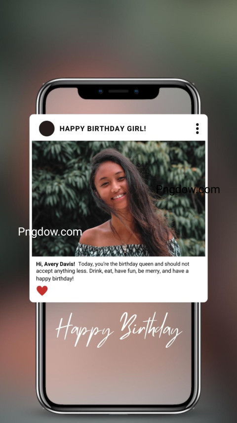 Green and White Minimalist UI Happy Birthday Instagram Story for Free
