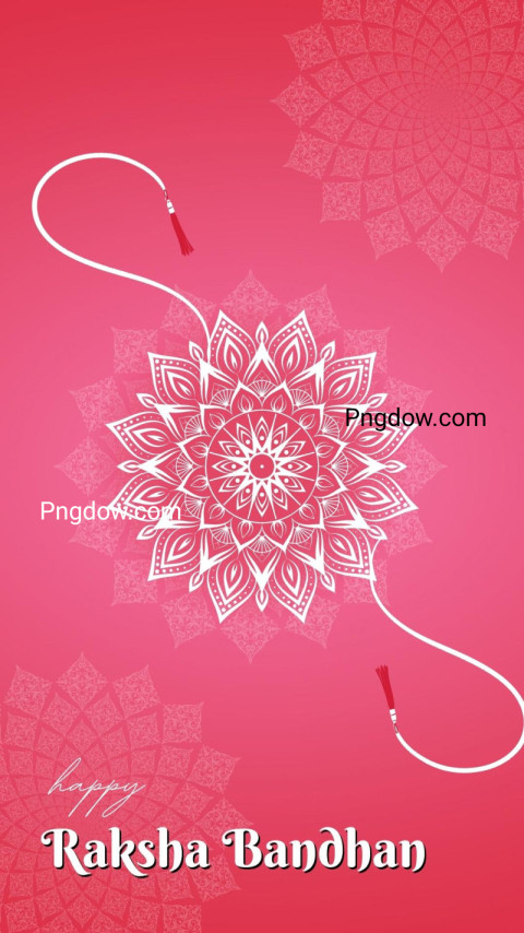 Pink Gradient Festive Happy Raksha Bandhan WhatsApp Status, image for free