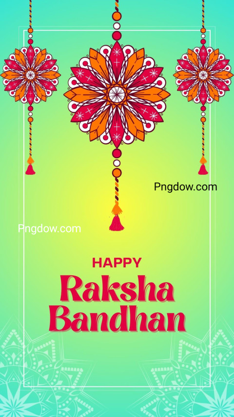 Red and Pink Raksha Bandhan WhatsApp Status, image for free