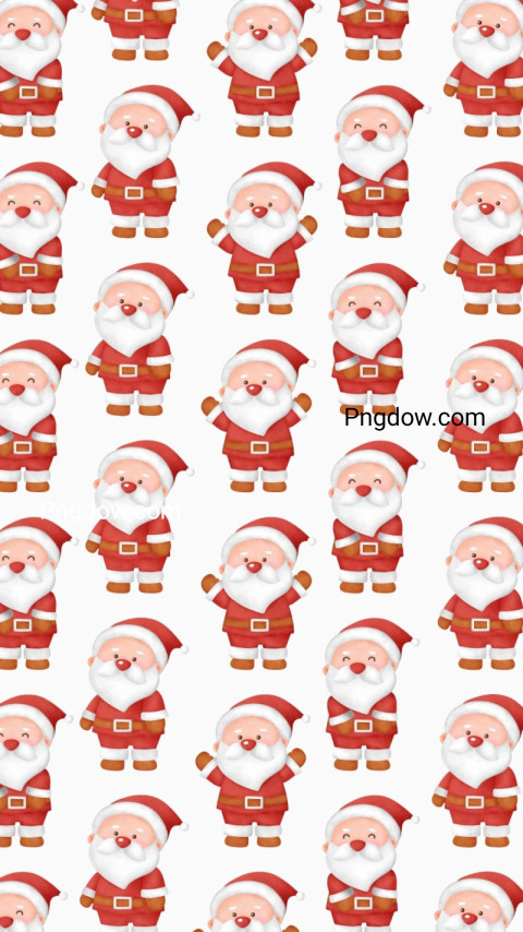 Modern Santa Claus Phone Wallpaper