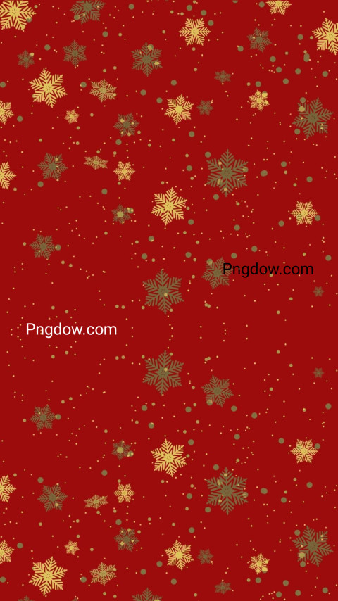 Bright Burgundy Gold Sparkle Snowflakes Merry Christmas Phone Wallpaper