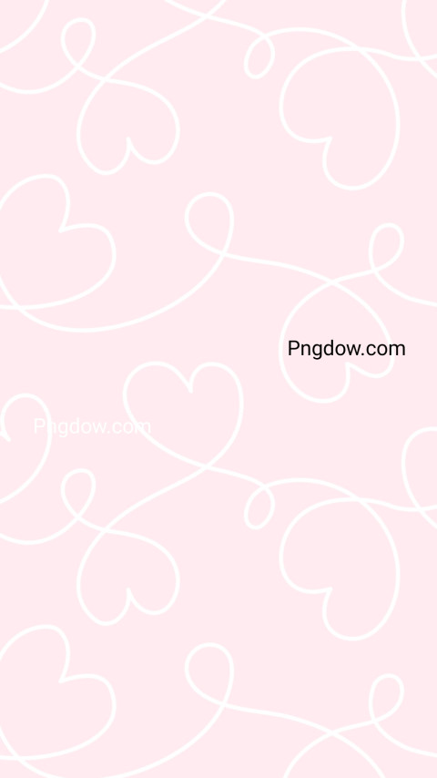 Phone Wallpaper Background Valentines Day Heart Love Minimalist Pink