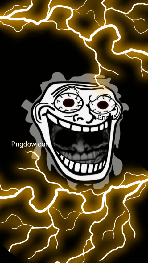 Grab Your Free Black Troll Face Wallpaper Now