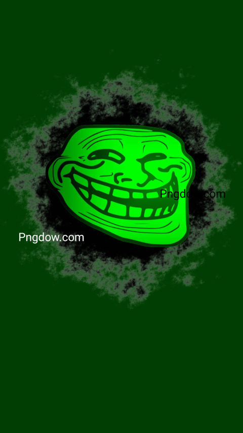 Grab Your Free green Troll Face Wallpaper Now