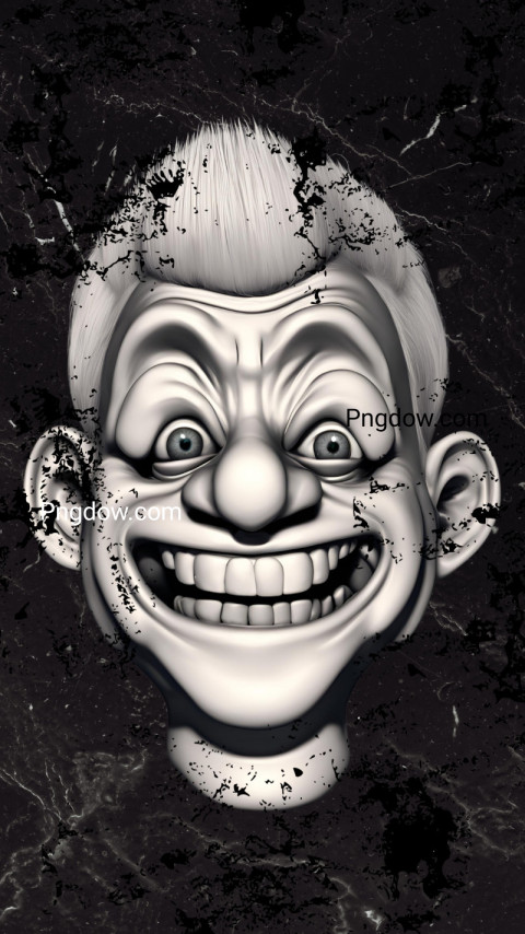 Unleash Your Dark Side with the Iconic Black Troll Face Wallpaper