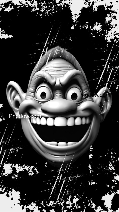 Download Black Troll Face Wallpaper for free
