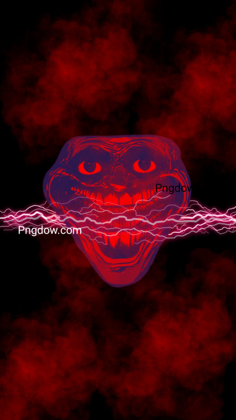A red and black troll face wallpaper