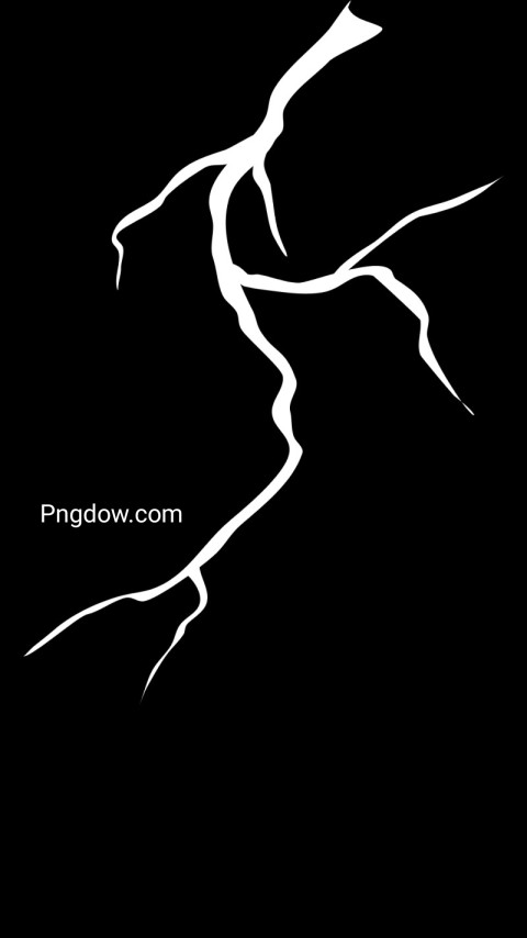 A lightning bolt against a black wallpaper