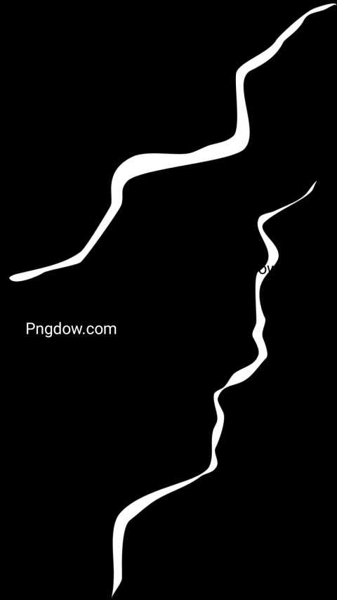 Silhouette of a man's face against a black wallpaper