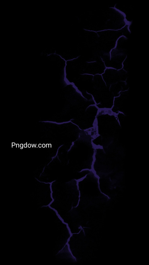 Dark wallpaper with vibrant purple lightning bolts