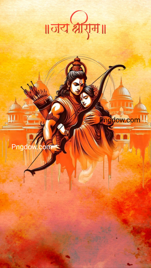 iphone shree ram wallpaper