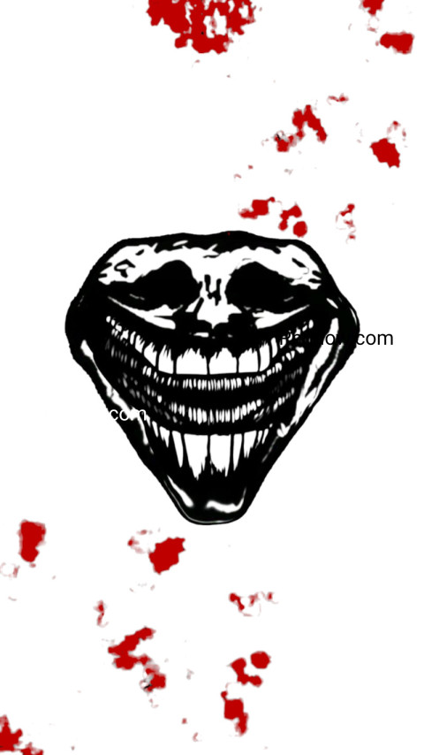 troll face wallpaper 4k iPhone