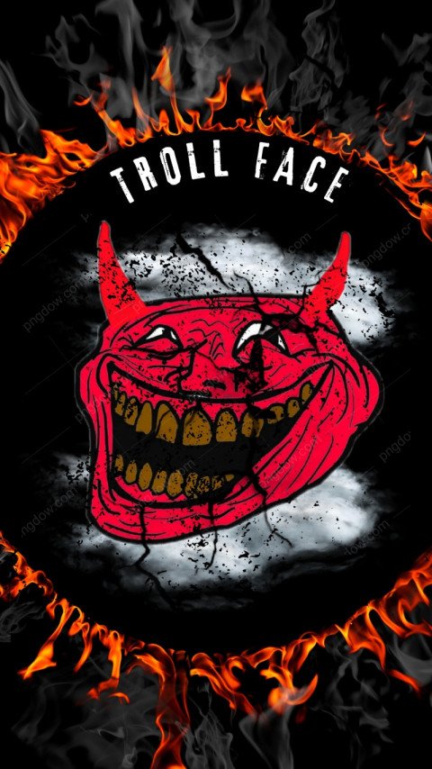 Free troll face wallpaper HD phone