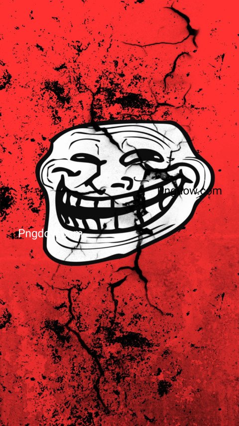 Troll Face Red Wallpapers for Your mobile