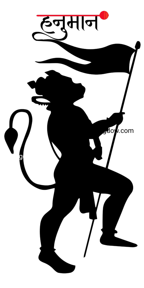 black hanuman png for free download