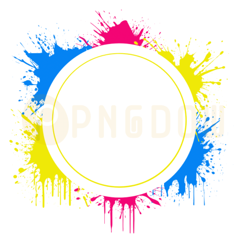 Vibrant Color Splash, Indian Traditional Holi Paint Spray PNG image