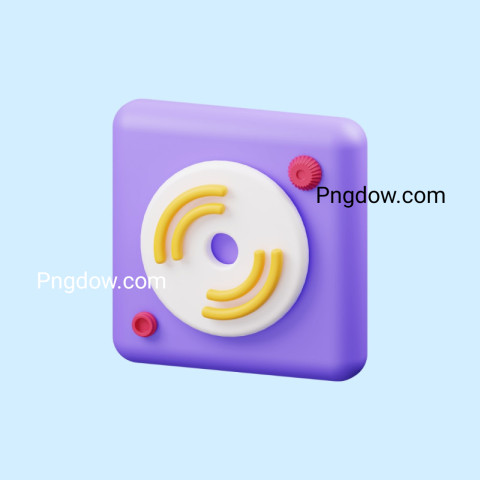 Free Vector, Blue Purple 3D Illustrations Icons Icon Set (6)
