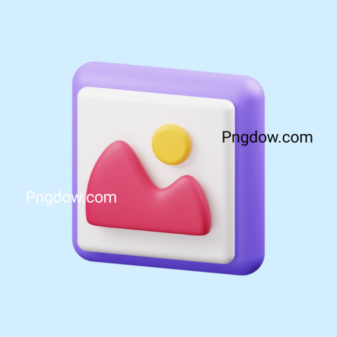 Free Vector, Blue Purple 3D Illustrations Icons Icon Set (10)