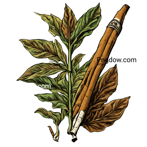 Stunning Tobacco PNG Image with Transparent Background for Versatile Use