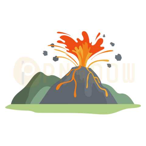 High Quality Volcano PNG Image with Transparent Background   Download Now