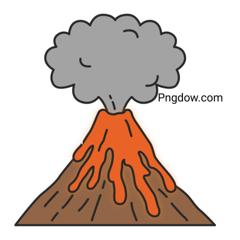 High Quality Volcano PNG Image with Transparent Background   Free Download