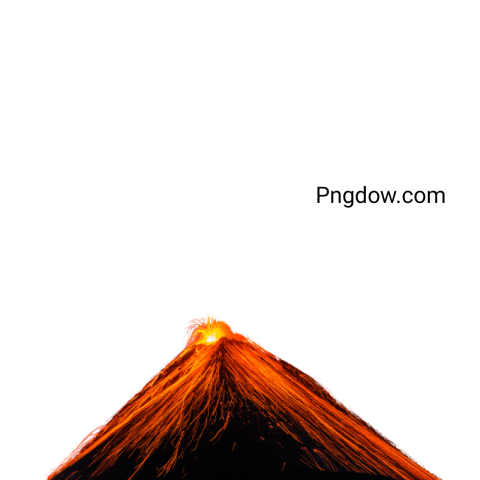 High Quality Volcano PNG Image with Transparent Background for Versatile Use