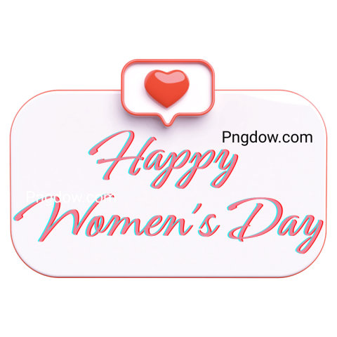 Exclusive International Women's Day Text  PNG Image with Transparent Background   Download Now!