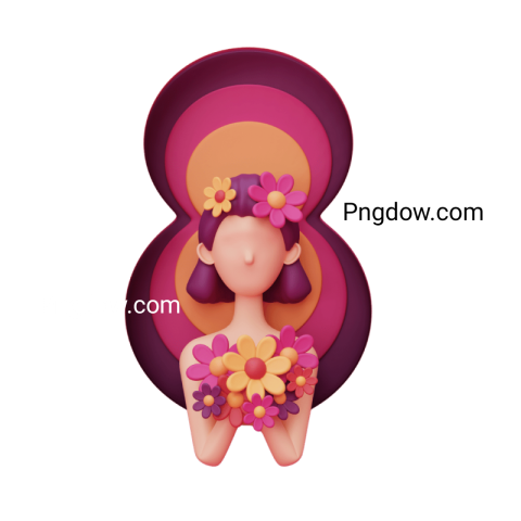Stunning International Women's Day PNG Image with Transparent Background   Free Download