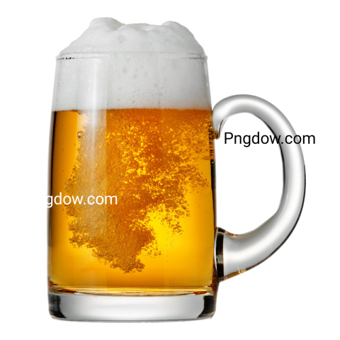 Beer illustration into a transparent background PNG