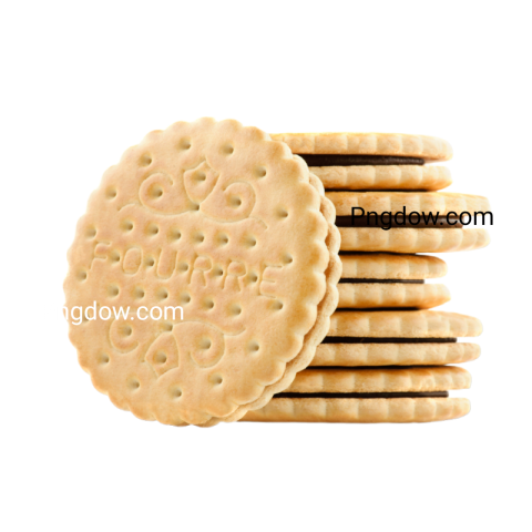 Biscuit PNG image with transparent background, edelweis