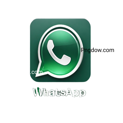 Stunning whatsapp logo 3d PNG Image with Transparent Background   Downloaded