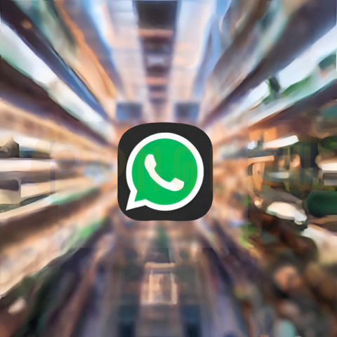 WhatsApp logo image background
