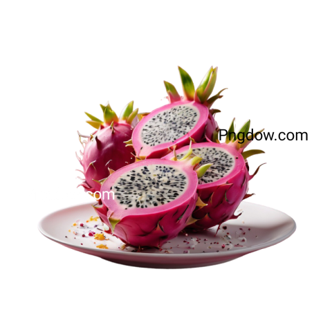 High Quality Pitaya PNG with Transparent Backgrounds