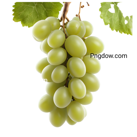 Premium Quality Green Grape Image with Transparent Background