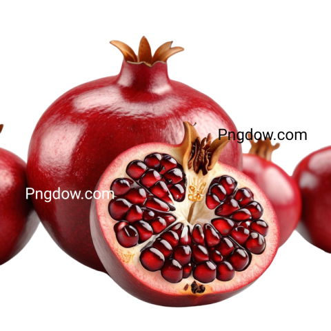 Exclusive Pomegranate PNG Image with Transparent Background   Download Now!
