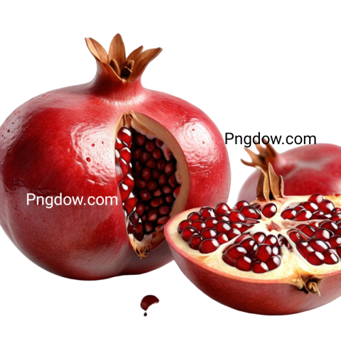 High Quality Pomegranate PNG Image with Transparent Background   Download Now!