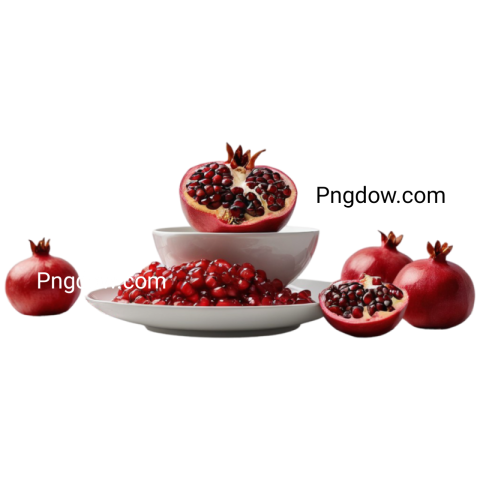 Stunning Pomegranate PNG Image with Transparent Background   Download Now