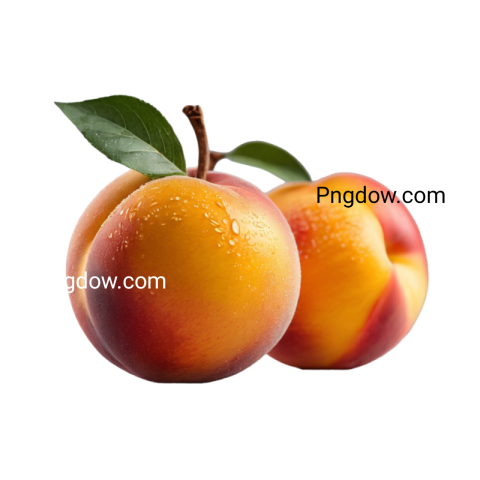High Quality Peach PNG Image with Transparent Background