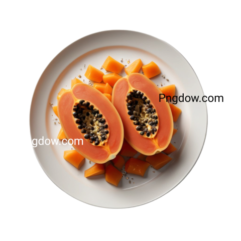 High Quality Papaya PNG Image with Transparent Background   Free Download