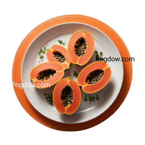 High Quality Papaya PNG Image with Transparent Background for Versatile Use