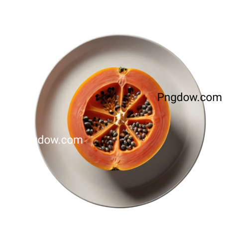 Stunning Papaya PNG Image with Transparent Background   Download Now!