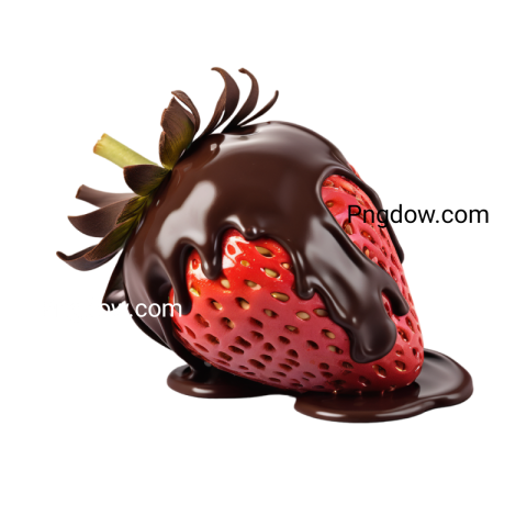 chocolate covered strawberry png